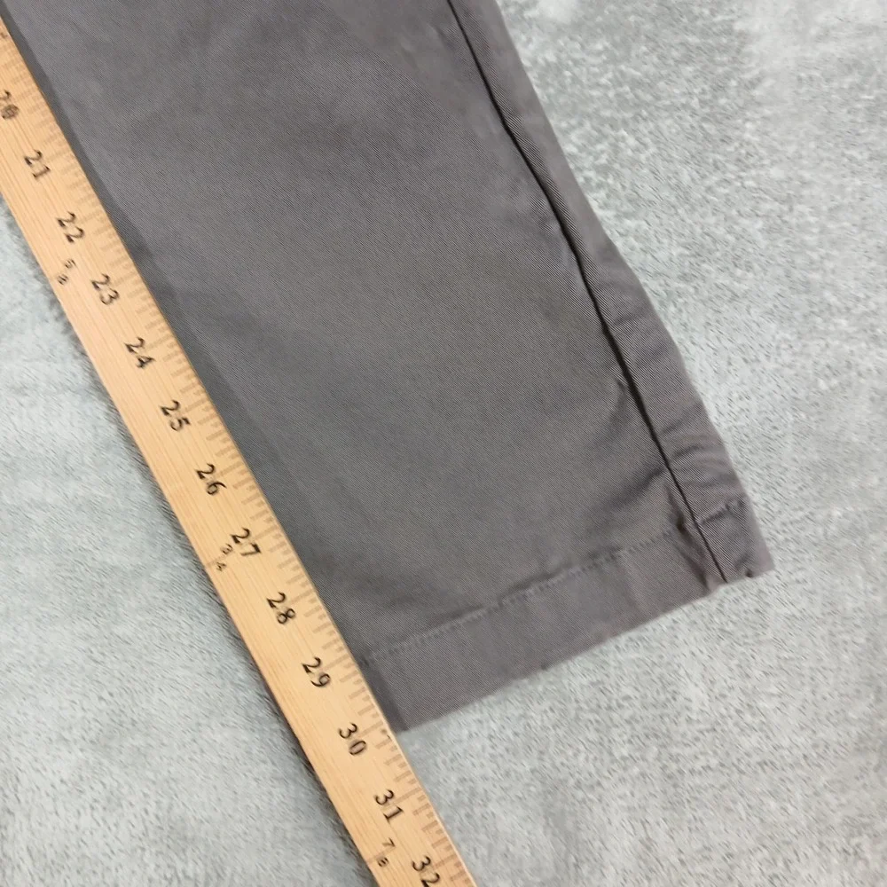 Spoke Heroes Pants Mens 33 Grey Chino Build C Flat Front Trousers